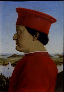 Piero della Francesca - Ritratti dei Duchi di Urbino Federico da Montefeltro e Battista Sforza - Google Art Project