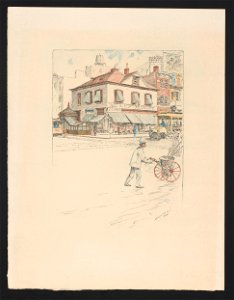 Picturesque New York twelve photogravures from monotypes by C.F.W Mielatz. (No. 12), Peter Cooper's house, Fourth Avenue and 28th Street - Mielatz 1904. LCCN2017651522