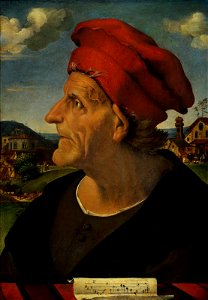 Piero di Cosimo - Posthumous Portrait of Francesco Giamberti (1405-c.1482), Father of Giuliano da Sangallo - 287 - Rijksmuseum. Free illustration for personal and commercial use.
