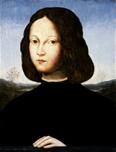 Piero di Cosimo (atribuição) - Retrato de menino. Free illustration for personal and commercial use.