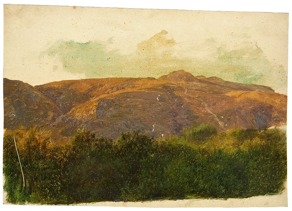 August Piepenhagen - Weite Landschaft im Riesengebirge