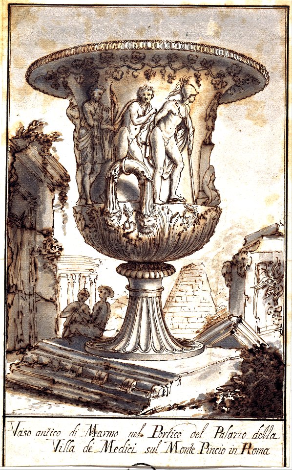 Pier Leone Ghezzi - Two Ancient Vases - Google Art Project