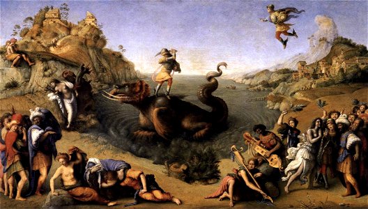 Piero di cosimo, Perseus Frees Andromeda 01