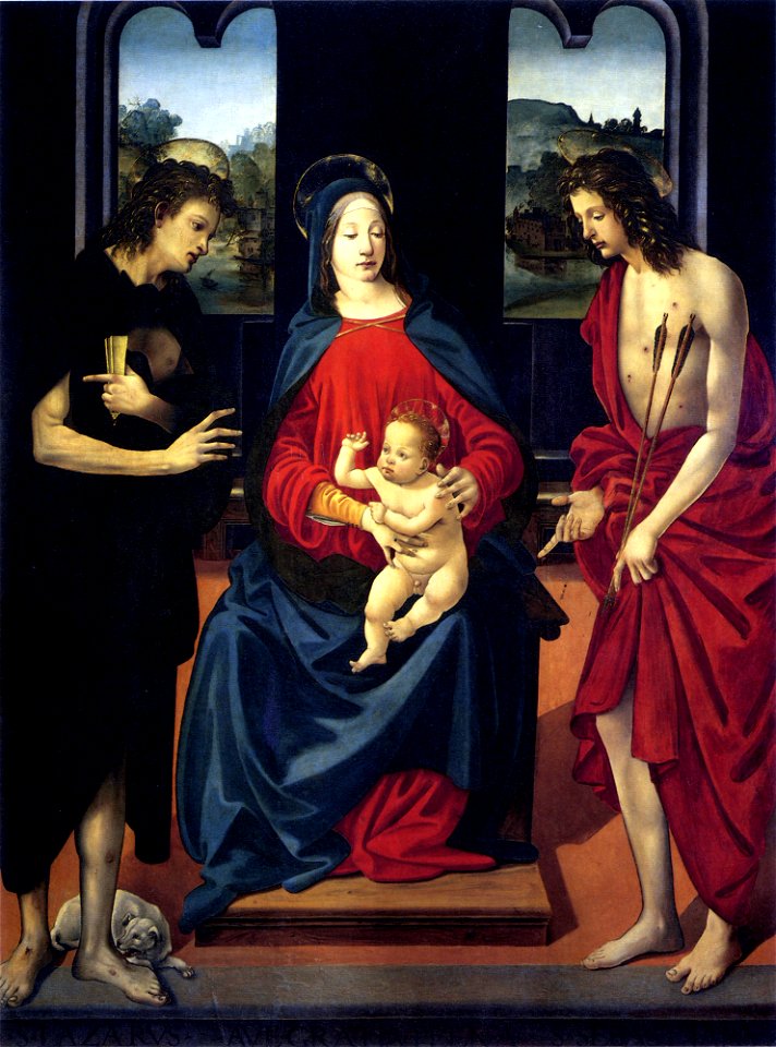 Piero di cosimo, sacra conversazione di montevettolini