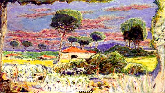Pierre Bonnard Landscape of Southern France