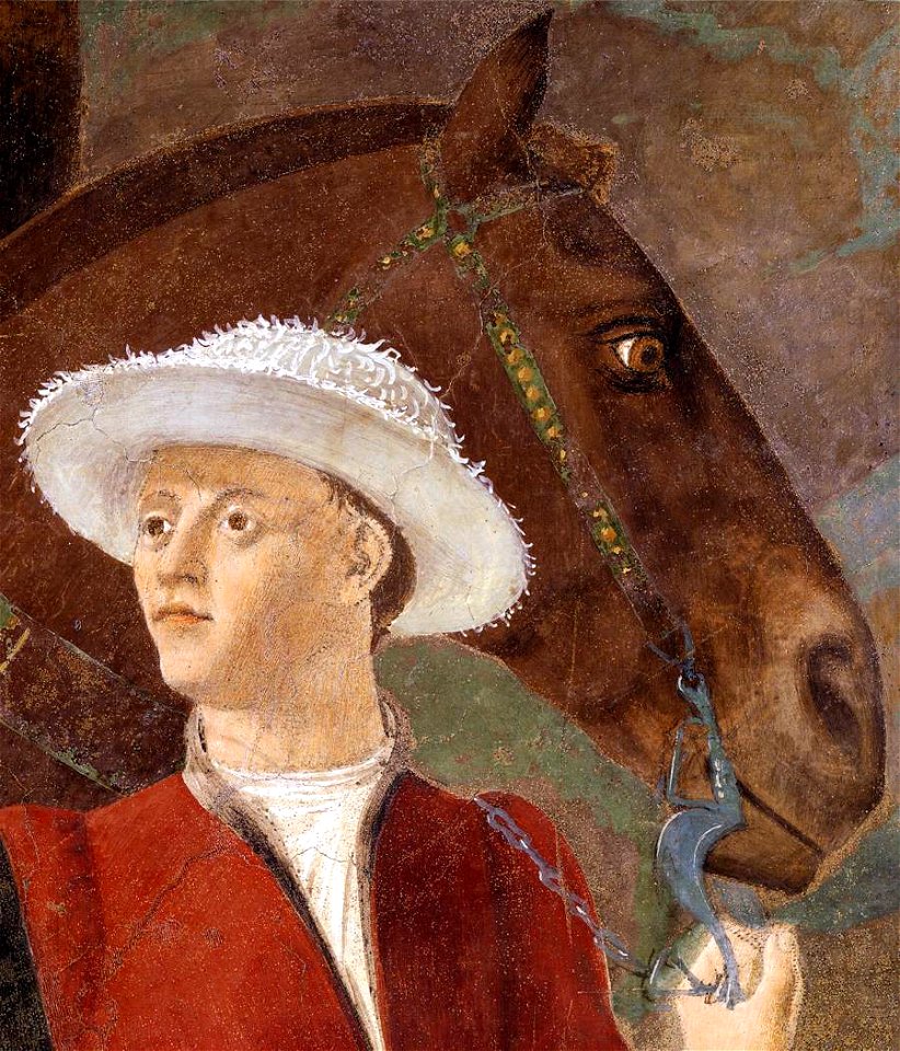 Piero della Francesca - 2a. Procession of the Queen of Sheba (detail) - WGA17495