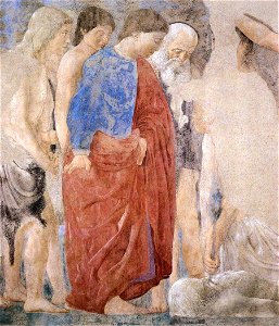 Piero della Francesca - 1. Death of Adam (detail) - WGA17484