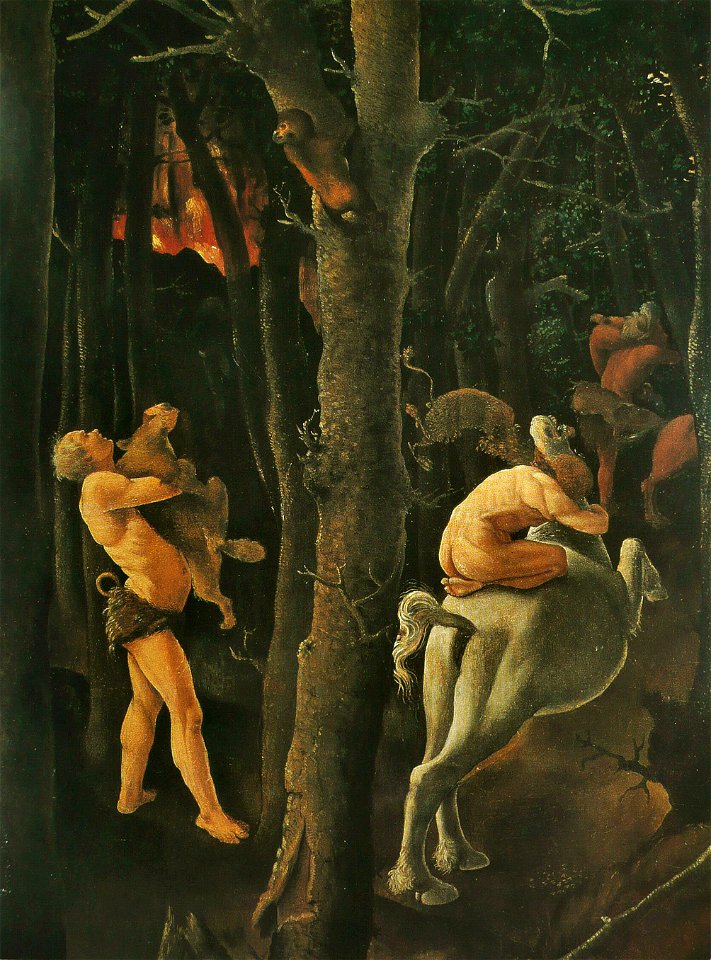 Piero di Cosimo - Scène de chasse 1
