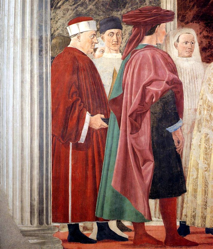 Piero della Francesca - 2b. Meeting between the Queen of Sheba and King Solomon - WGA17500