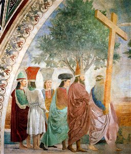 Piero della Francesca - 9. Exaltation of the Cross (detail) - WGA17571