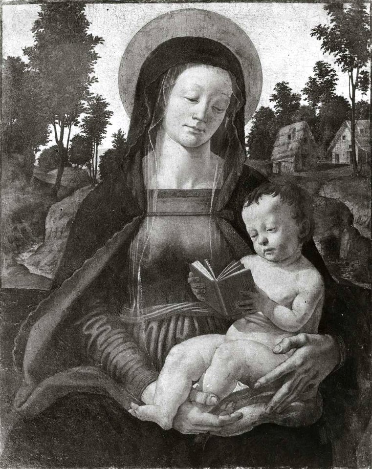 Piero di Lorenzo, Madonna con Bambino che legge, 106432