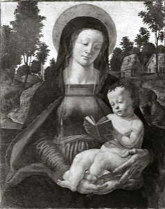 Piero di Lorenzo, Madonna con Bambino che legge, 106432