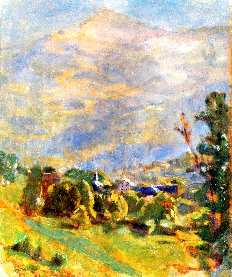 Pierre Bonnard Landscape, Green Harmony 1915