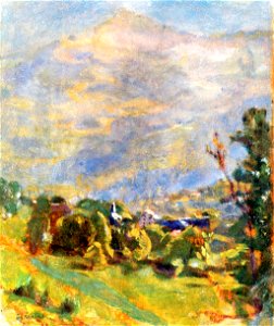 Pierre Bonnard Landscape, Green Harmony 1915