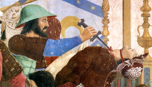 Piero della Francesca - 8. Battle between Heraclius and Chosroes (detail) - WGA17567