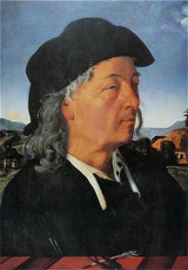 Piero di Cosimo - Portrait de Giuliano da Sangallo. Free illustration for personal and commercial use.