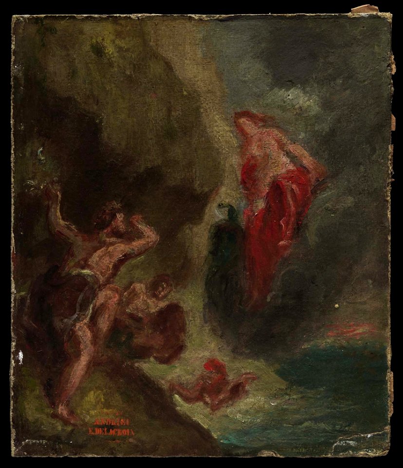 Pierre Andrieu - Winter, Juno Beseeching Aeolus to Destroy the Fleet - 21.1452 - Museum of Fine Arts