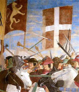 Piero della Francesca - 8. Battle between Heraclius and Chosroes (detail) - WGA17563