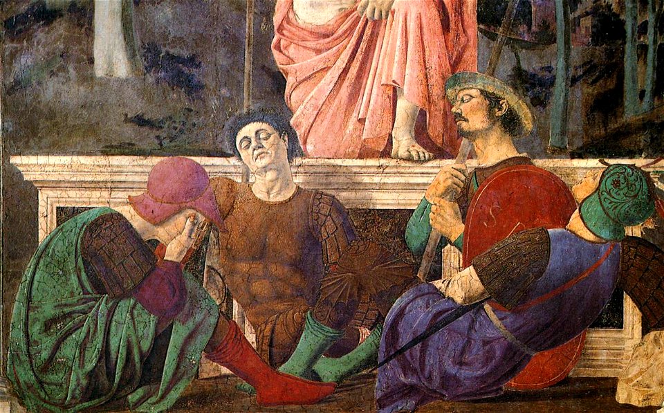 Piero della Francesca - Resurrection (detail) - WGA17611