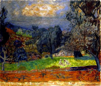 Pierre Bonnard Landscape at Sunset 1927