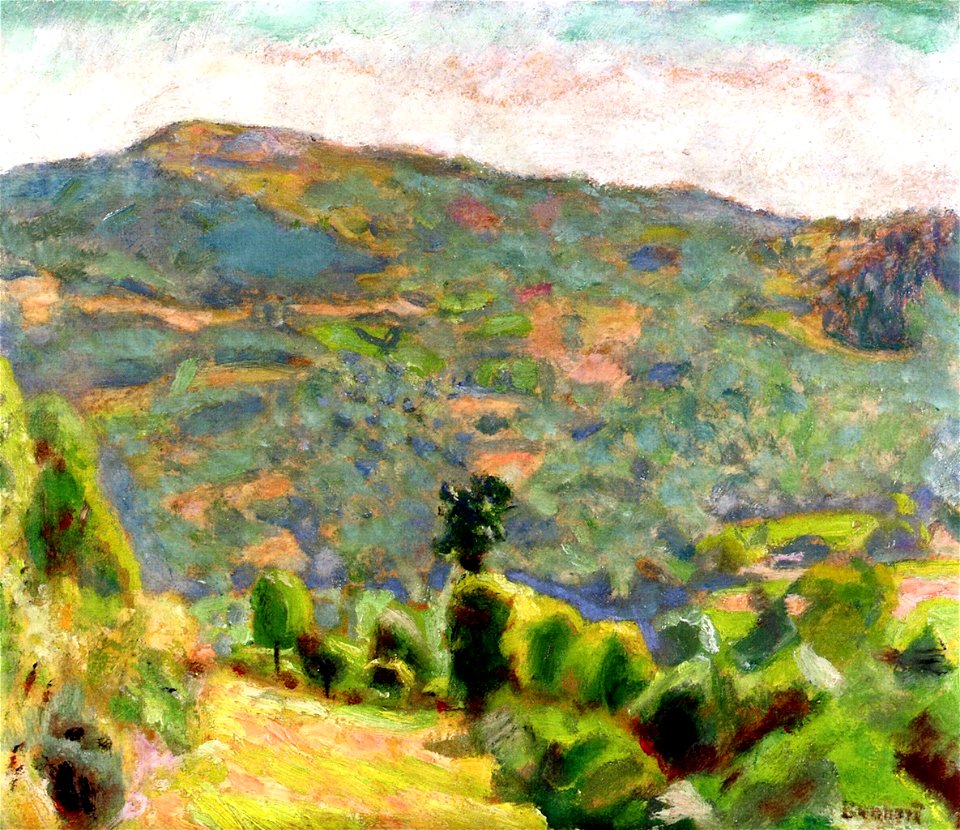 Pierre Bonnard Landscape of Haute-Savoie 1918