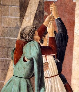 Piero della Francesca - 6. Torture of the Jew (detail) - WGA17529