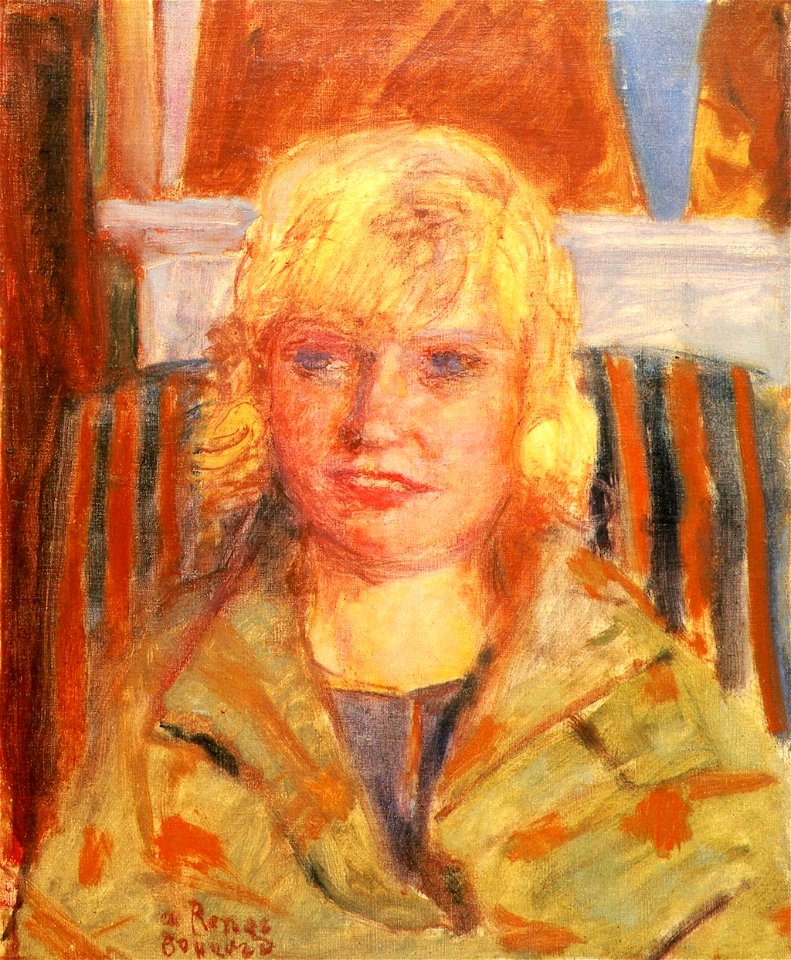 Pierre Bonnard Portrait of Mademoiselle Renee Monchaty 1920
