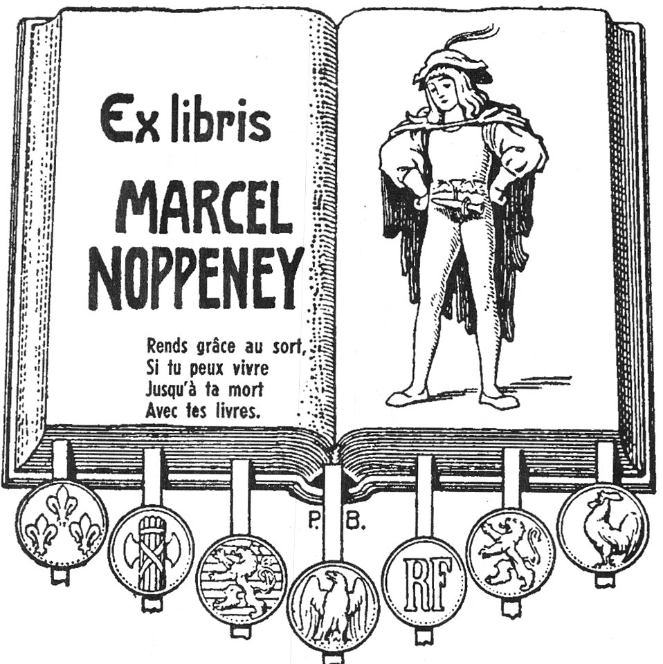 Pierre Blanc, ex-libris Marcel Noppeney