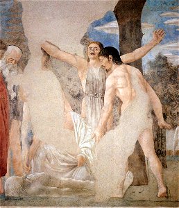 Piero della Francesca - 1. Death of Adam (detail) - WGA17482
