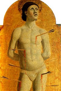 Piero, Pala della misericordia, santi sebastiano