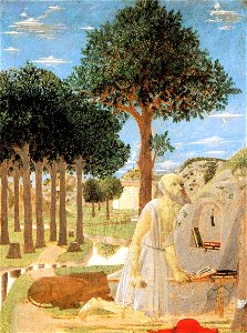 Piero della Francesca - The Penance of St Jerome - WGA17594