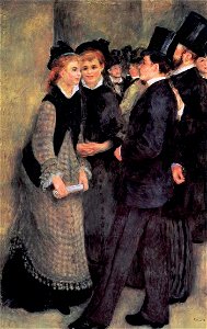 Pierre Auguste Renoir La-sortie du Conservatoire