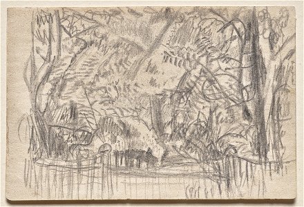 Pierre Bonnard (French, 1867-1947) - The Purple Picket Fence (La Palissade violette) - 2020.126 - Cleveland Museum of Art