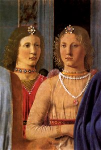 Piero della Francesca - Montefeltro Altarpiece (detail) - WGA17618
