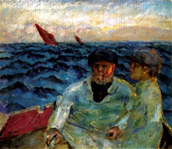 Pierre Bonnard - Fishermen in the Boat - Rosengart collection