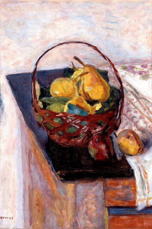 Pierre Bonnard - The Basket of Fruit - 581-1958 - Saint Louis Art Museum