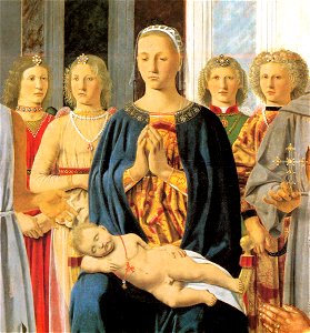 Piero della Francesca - Montefeltro Altarpiece (detail) - WGA17616