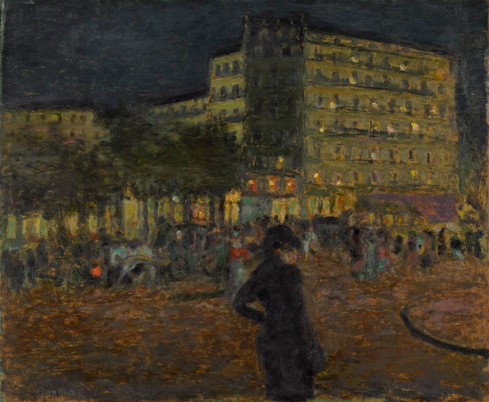 Pierre Bonnard - Place Pigalle at Night - 1955.23.1 - Yale University Art Gallery