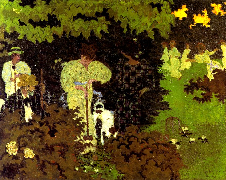 Pierre Bonnard The Croquet Game