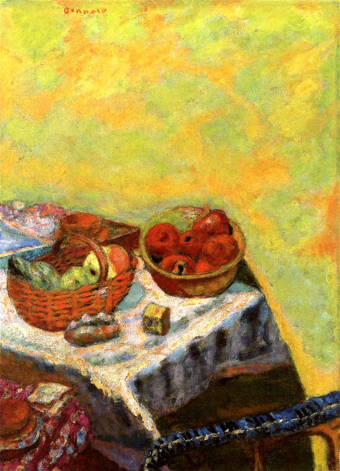 Pierre Bonnard Basket of Fruit in the Sun 1927