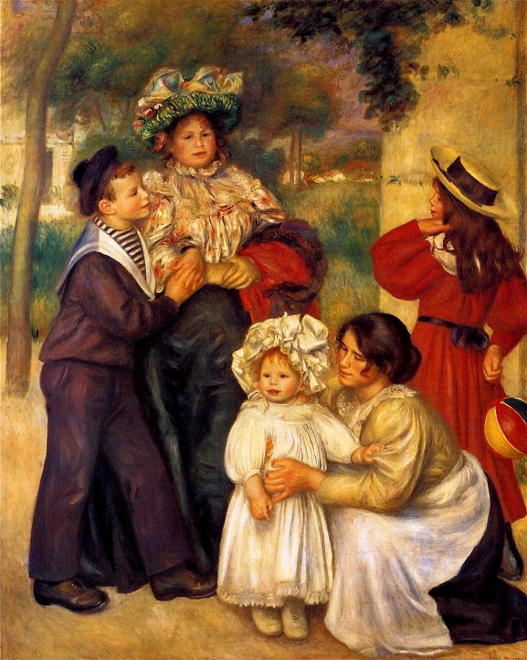 Pierre Auguste Renoir La famille d artiste