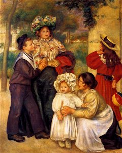 Pierre Auguste Renoir La famille d artiste