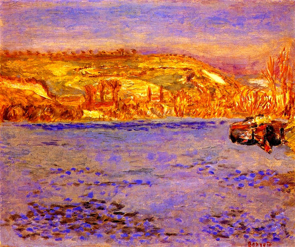 Pierre Bonnard The Seine at Vernonnet