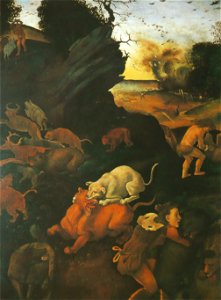 Piero di Cosimo - Scène de chasse