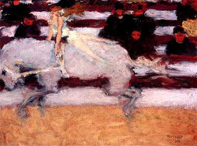 Pierre Bonnard Circus Rider. Free illustration for personal and commercial use.