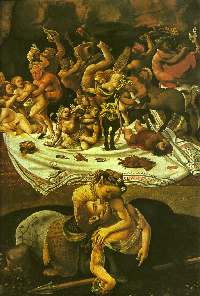 Piero di Cosimo Battaglia fra i Centauri e i Lapiti — dettaglio