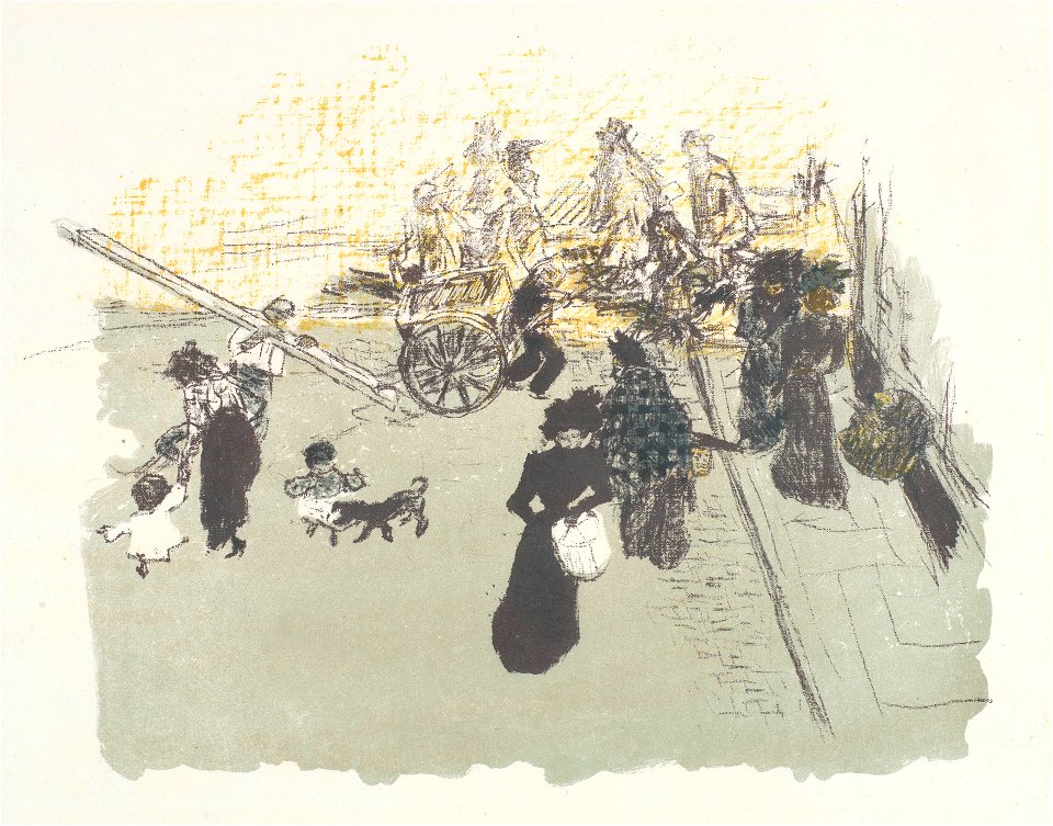 Pierre Bonnard - Quelques aspects de la vie de Paris - Coin de rue