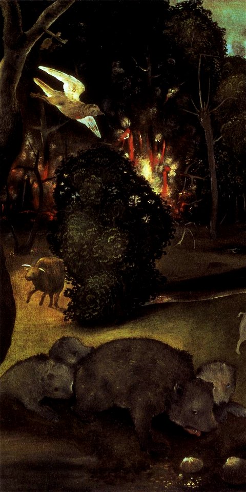 Piero di cosimo, incendio nella foresta 02