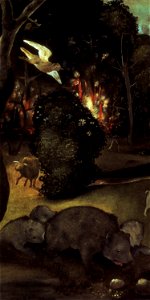 Piero di cosimo, incendio nella foresta 02