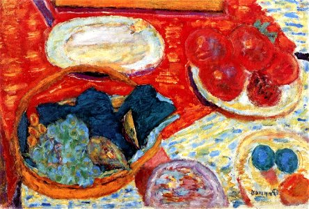 Pierre Bonnard Still LIfe with Ham